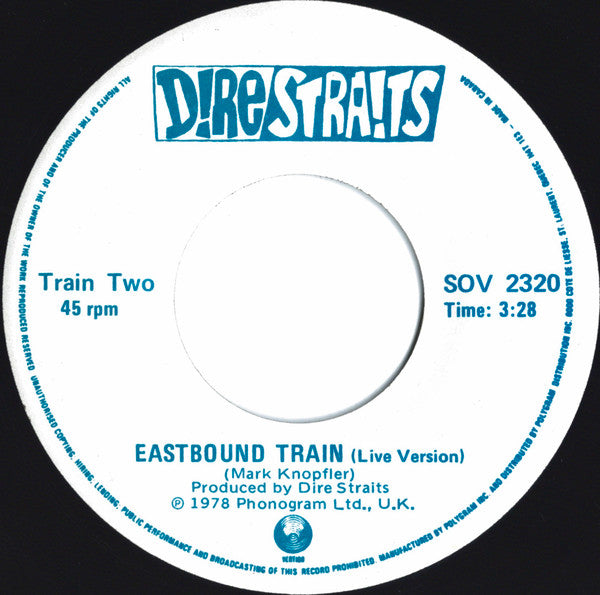 Dire Straits – Twisting By The Pool - 7" Single, 1983 Vinyl Pursuit Inc