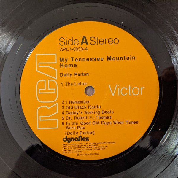 Dolly Parton – My Tennessee Mountain Home - 1973 Original!