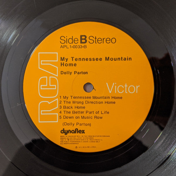 Dolly Parton – My Tennessee Mountain Home - 1973 Original!