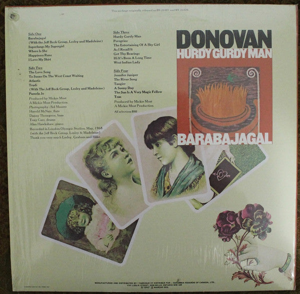 Donovan – Barabajagal / Hurdy Gurdy Man - 1975 Original! VinylPursuit.com