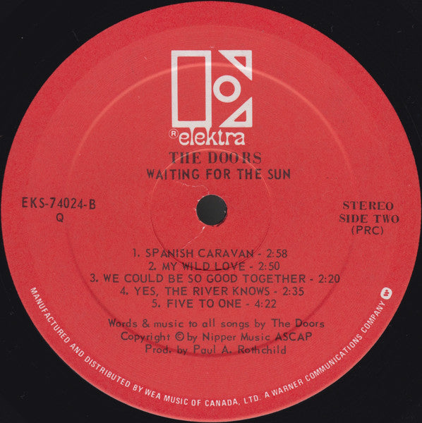 The Doors – Waiting For The Sun VinylPursuit.com