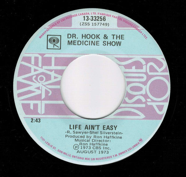 Dr. Hook & The Medicine Show – The Cover Of The Rolling Stone - 7" Single Vinyl Pursuit Inc