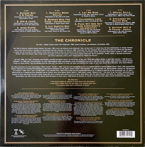 Dr Dre – The Chronicle: The Best Of The Works - 2003 UK Original, Rare!