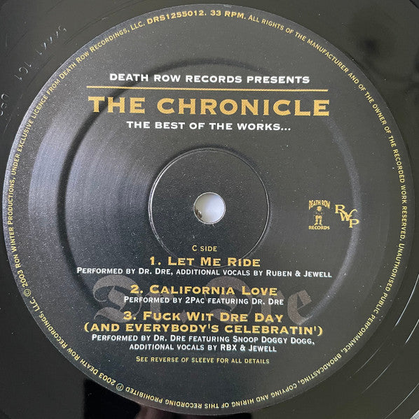 Dr Dre – The Chronicle: The Best Of The Works - 2003 UK Original, Rare!