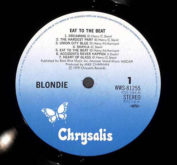 Blondie – Eat To The Beat - 1979 Japanese Original with Insert! VinylPursuit.com
