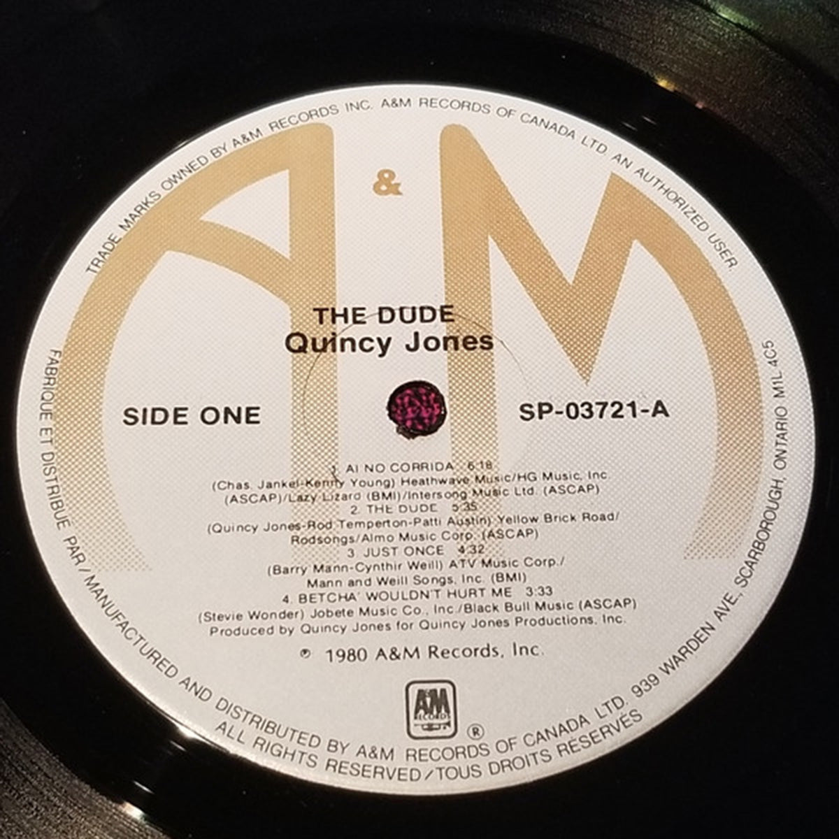 Quincy Jones – The Dude - 1981