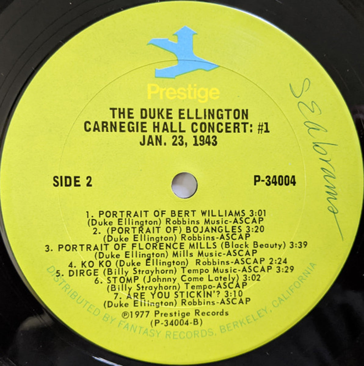 Duke Ellington And His Orchestra – January - 1977 US Pressing
