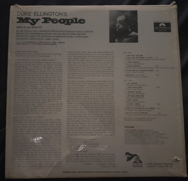 Duke Ellington – My People - 1979 Original