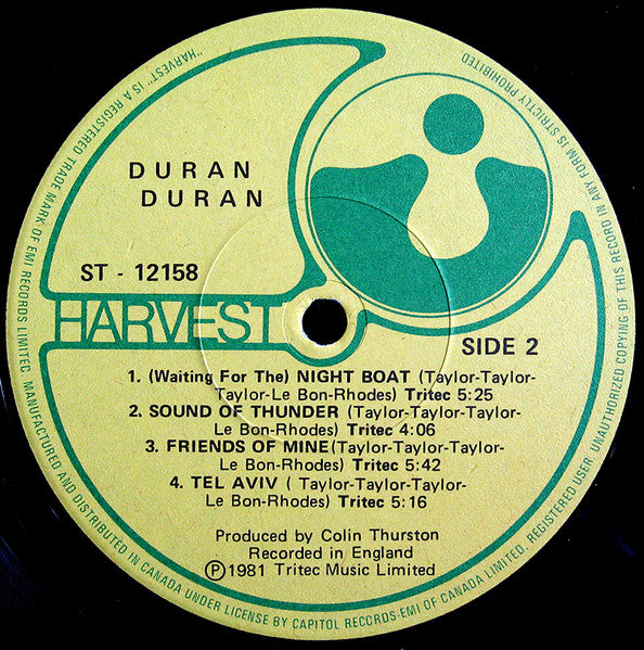 Duran Duran – Duran Duran - 1981 Original!