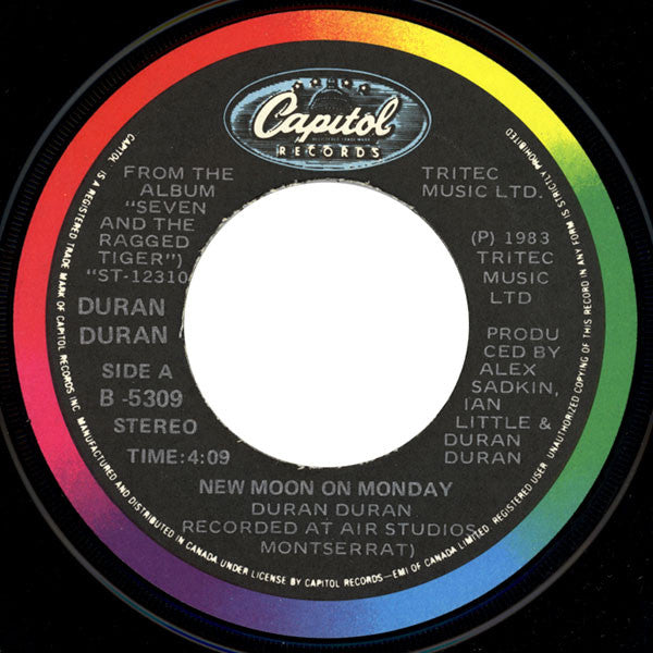 Duran Duran – New Moon On Monday - 7" Single Vinyl Pursuit Inc