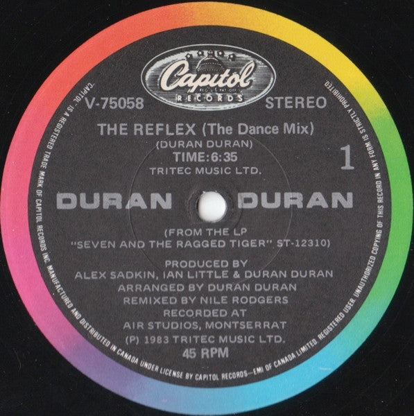Duran Duran – The Reflex (The Dance Mix) - 1984