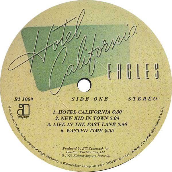 Eagles – Hotel California - 180gr Remaster with Poster VinylPursuit.com