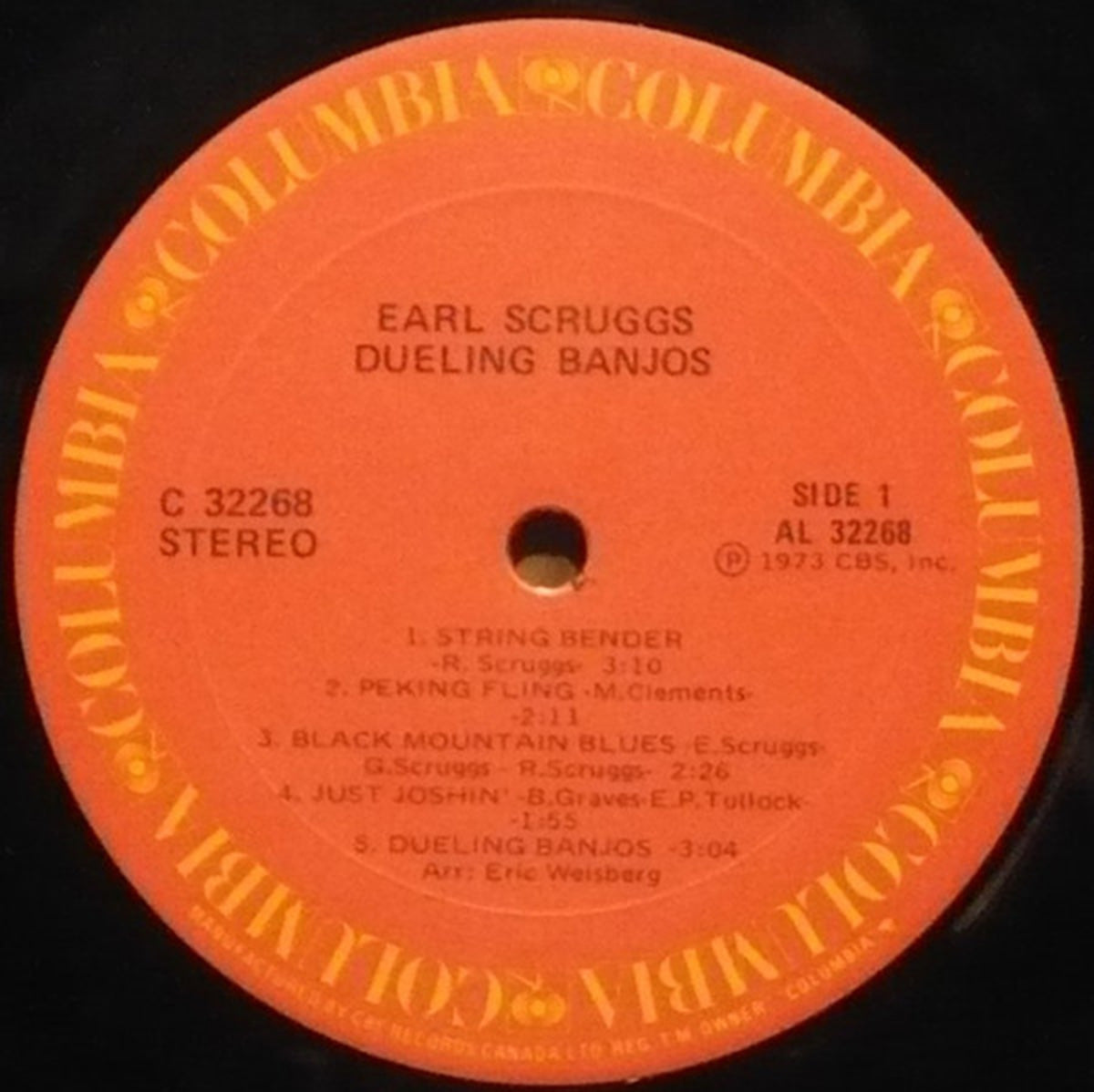 Earl Scruggs Dueling Banjos Vinyl Pursuit Inc