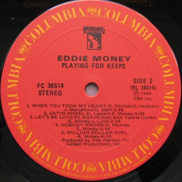 Eddie Money – Playing For Keeps - 1980