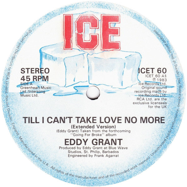 Eddy Grant – Till I Can't Take Love No More (Extended Version) - 1983 Original - Bargain Bin! VinylPursuit.com