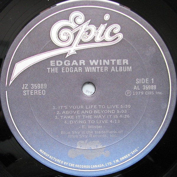 Edgar Winter – The Edgar Winter Album - 1979 - Bargain Bin! VinylPursuit.com
