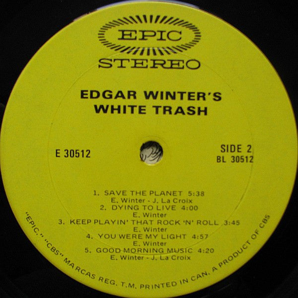 Edgar Winter's White Trash – Edgar Winter's White Trash - 1971 Pressing