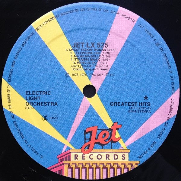 DAILY DEAL! Electric Light Orchestra ‎– ELO's Greatest Hits - 1979 EU Pressing