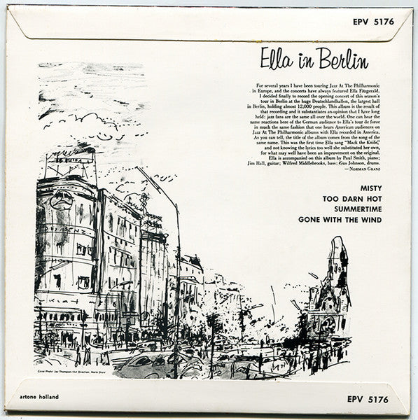 Ella Fitzgerald – Ella In Berlin - 7" EP, Rare Netherlands Pressing
