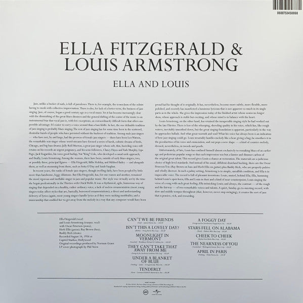 Ella Fitzgerald And Louis Armstrong – Ella - Verve Remaster in Shrinkwrap!