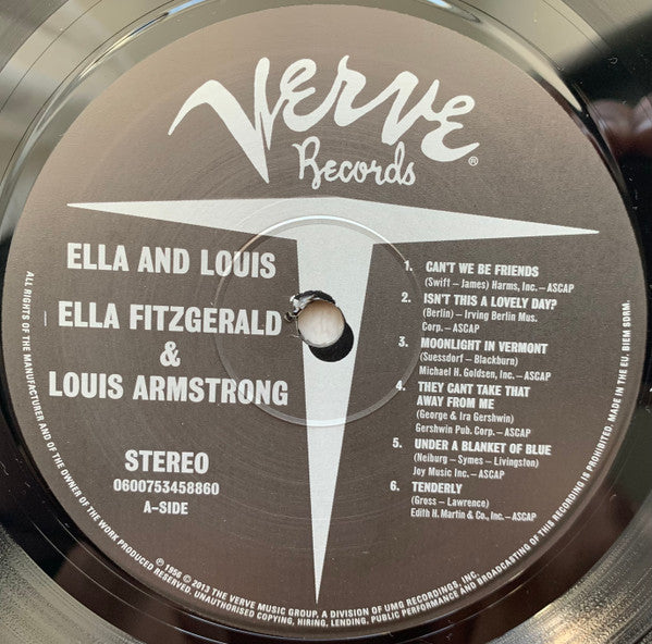 Ella Fitzgerald And Louis Armstrong – Ella - Verve Remaster in Shrinkwrap!