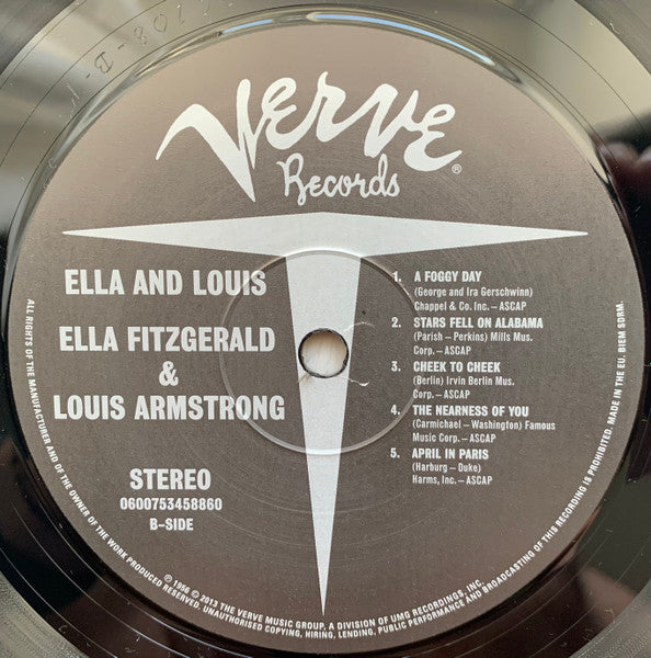 Ella Fitzgerald And Louis Armstrong – Ella - Verve Remaster in Shrinkwrap!