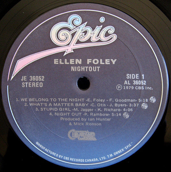 Ellen Foley – Nightout - 1979 Original! VinylPursuit.com