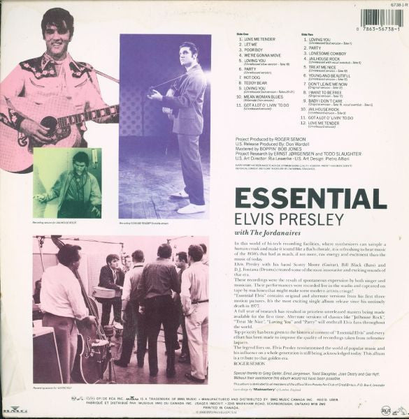 Elvis Presley – Essential Elvis Presley - 1988 MONO Pressing