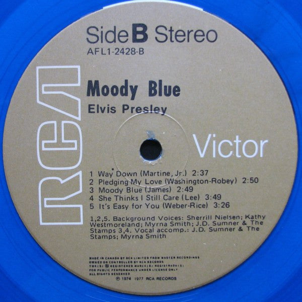 Elvis Presley – Moody Blue - 1977 Limited Edition, Numbered, Special Edition in Shrinkwrap! VinylPursuit.com
