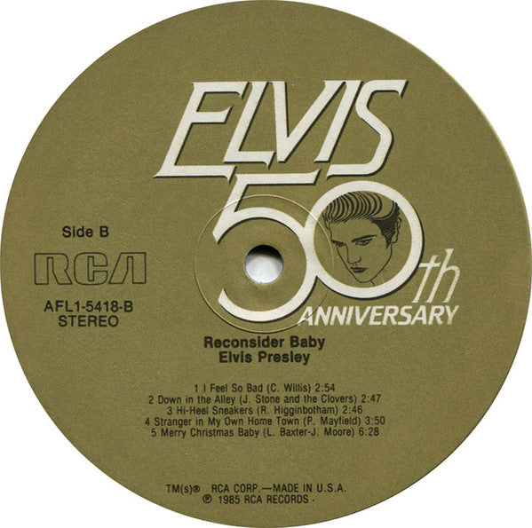 Elvis Presley – Reconsider Baby - Original Blue Vinyl in Shrinkwrap!