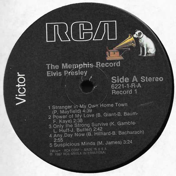 Elvis Presley – The Memphis Record - 1987 US Original Double Album VinylPursuit.com