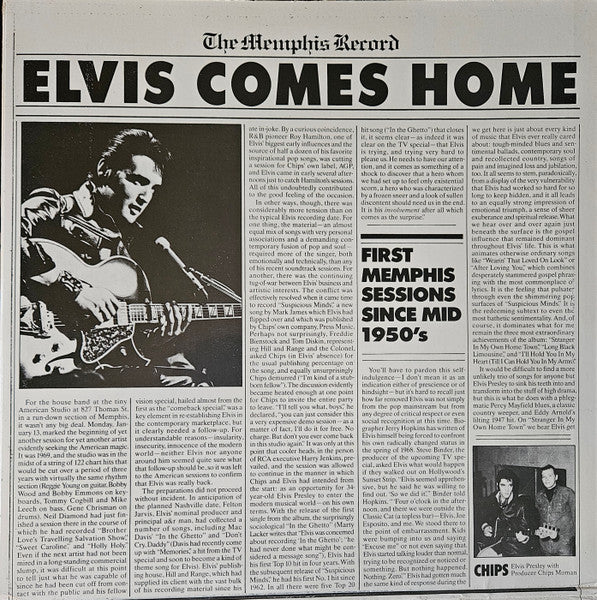 Elvis Presley – The Memphis Record - 1987 US Original Double Album VinylPursuit.com