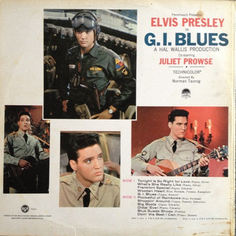 Elvis – GI Blues - Early UK Mono Pressing! VinylPursuit.com