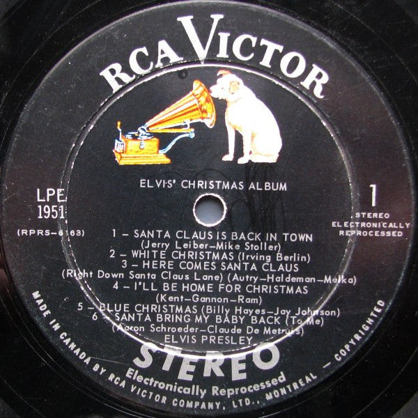 Elvis Presley – Elvis' Christmas Album - 1964 Pressing VinylPursuit.com
