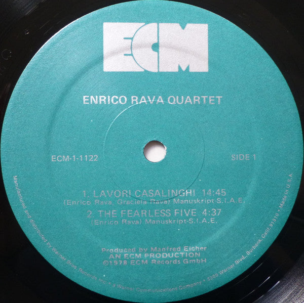 Enrico Rava Quartet ‎– Enrico Rava Quartet - 1979 ECM Original!