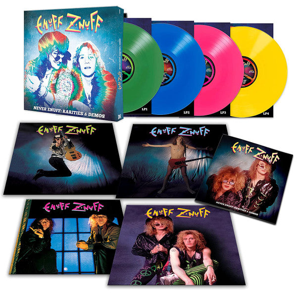 Enuff Z'nuff – Never Enuff: Rarities and Demos - Colored Vinyl Box Set!