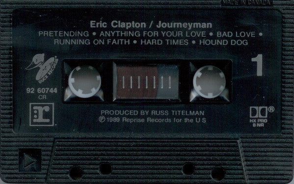 Eric Clapton – Journeyman - 1989 Cassette VinylPursuit.com