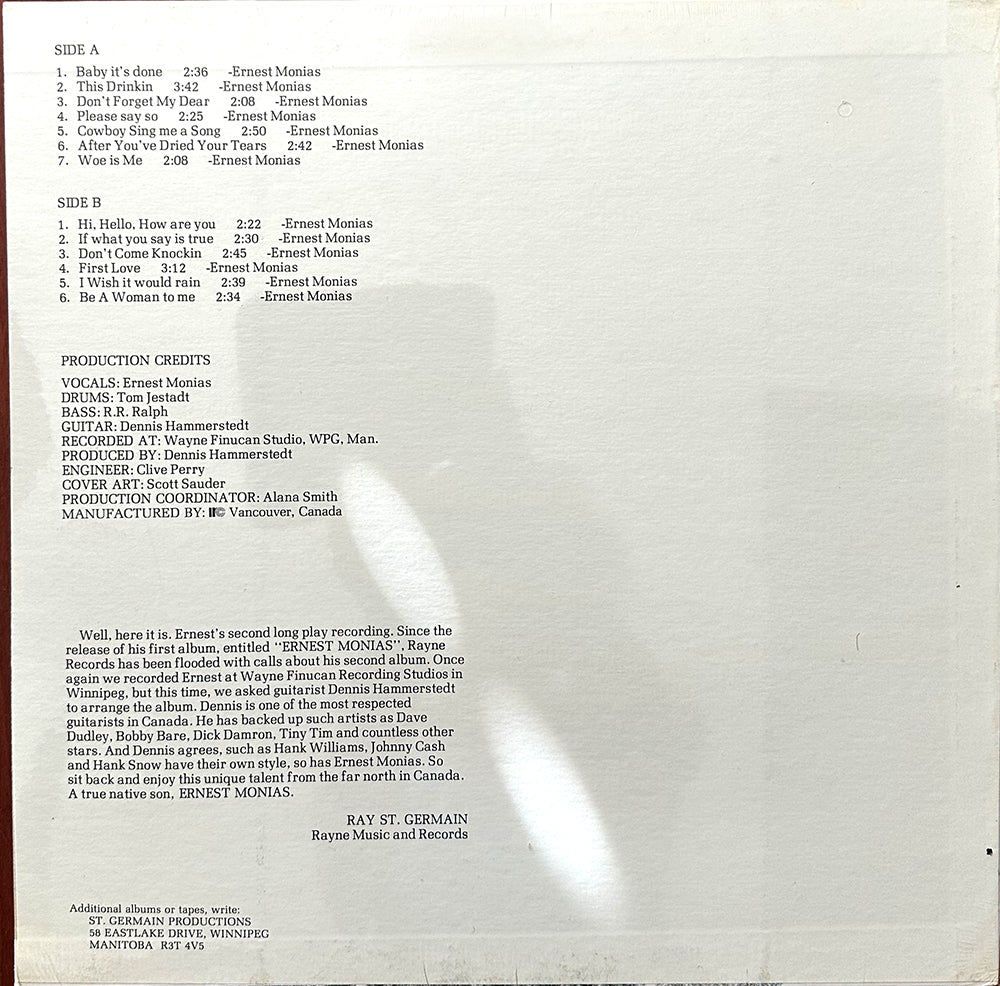 Ernest Monias - (Be) A Woman to Me - Sealed, Rare! VinylPursuit.com