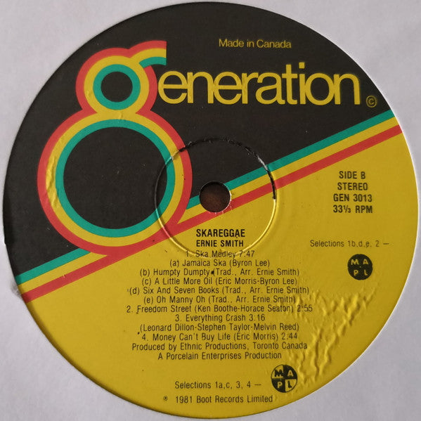 Ernie Smith – Ska reggae - 1981 Original! VinylPursuit.com