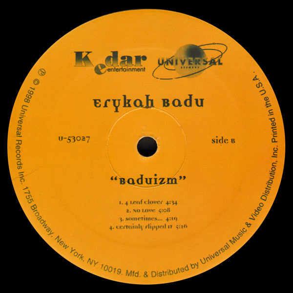 Erykah Badu – Baduizm - in Shrinkwrap VinylPursuit.com