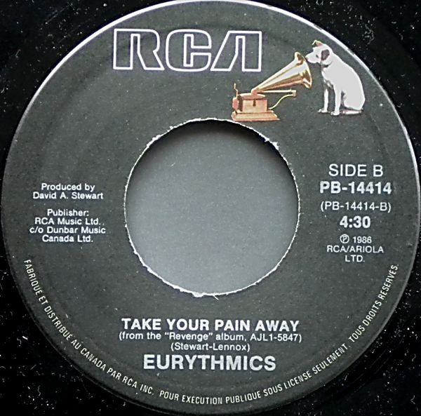 Eurythmics – Missionary Man - 7" Single, 1986