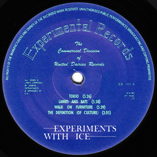 Experiments With Ice - 1981 Original, Rare VinylPursuit.com