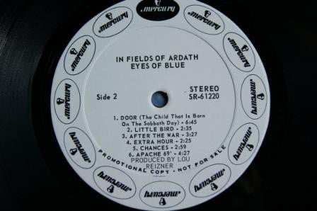 Eyes Of Blue – In Fields Of Ardath - 1969 Original PROMO Pressing, Rare!