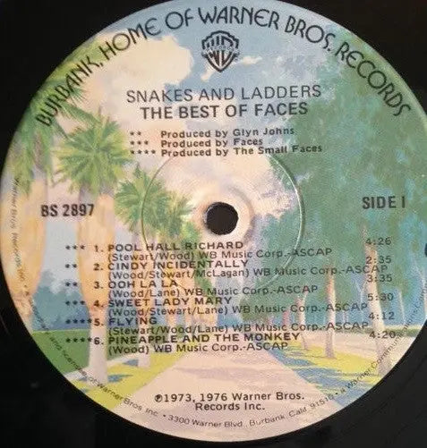 Faces – Snakes And Ladders / The Best Of Faces - 1976 Original VinylPursuit.com