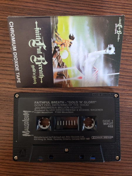 Faithful Breath – Gold'n'Glory – 1984 Cassette VinylPursuit.com