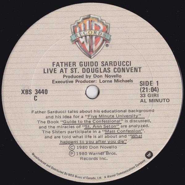 Father Guido Sarducci – Live At St. Douglas Convent - 1980, Bargain! VinylPursuit.com