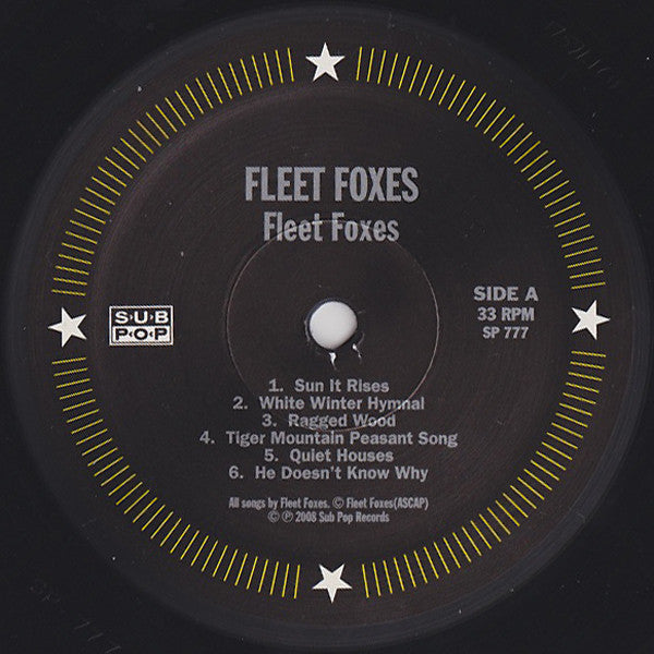 Fleet Foxes – Fleet Foxes - 2008 Original with EP! - Vinyl Pursuit Inc