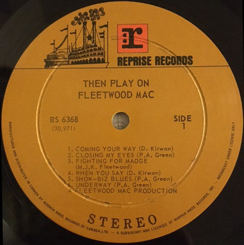 Fleetwood Mac – Then Play On - Early Pressing