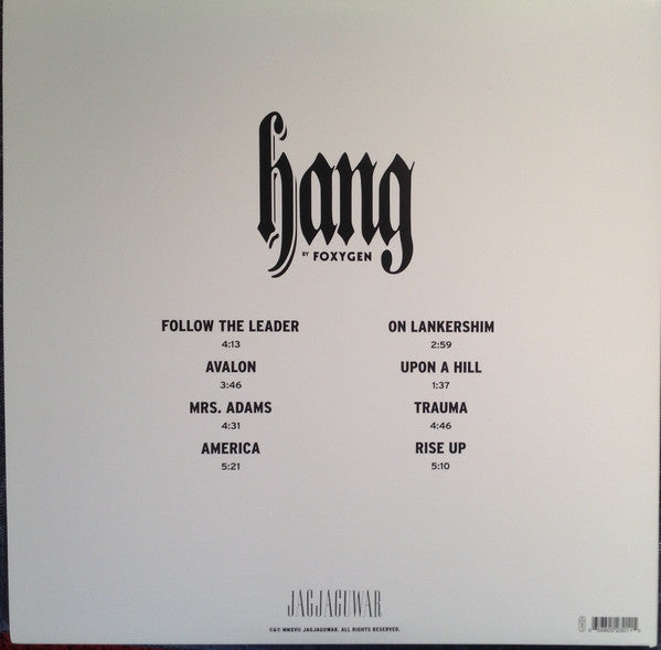 Foxygen – Hang - Sealed!