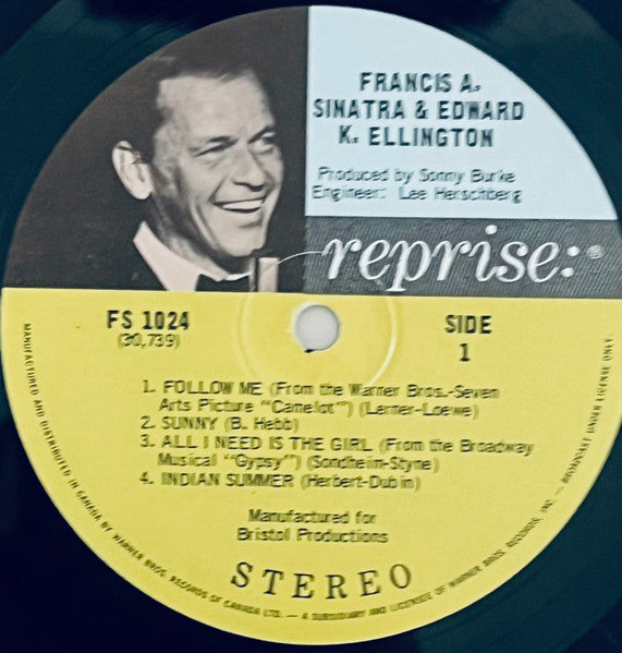Frank Sinatra With Duke Ellington – Francis A. & Edward K. - 1968 Original VinylPursuit.com